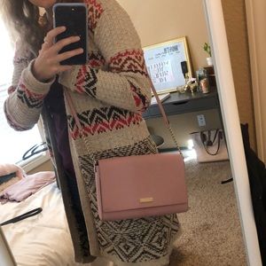 Baby Pink Kate Spade crossbody purse